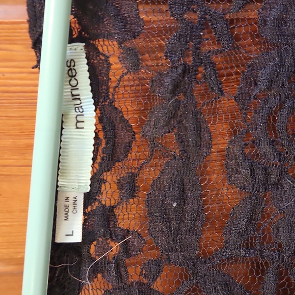 DONATION SALE, BOGO FREE Maurice's large lace sheer long sleeve top - Picture 3 of 3